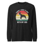 Puppy Plans Long Sleeve Tee Shirt