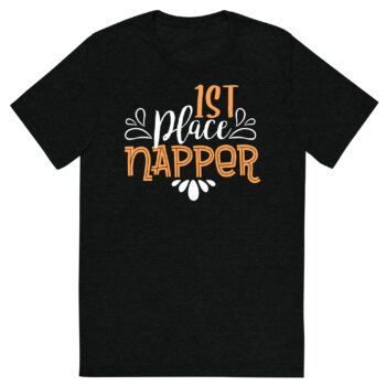 1st Place Napper Fitted Vintage Style Short Sleeve T-Shirt