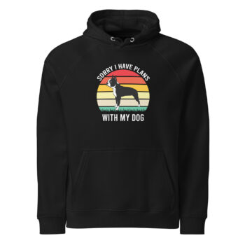 Got Plans With My Dog Raglan Hoodie