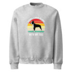 Oversized Heavyweight I Got Plans With My Dog Fleece Sweatshirt