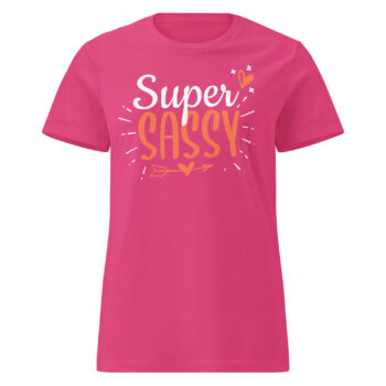 Super Sassy Soft Style Semi Contoured Tee Shirt