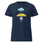 Rain Dots Women’s Soft Style Semi Contoured Tee Shirt