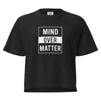 Women’s Mind Over Matter Heavyweight Boxy Tee