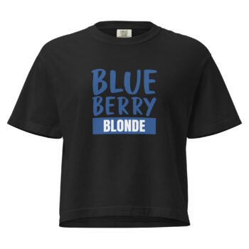 Women’s Blue Berry Blonde Heavyweight Boxy Tee