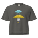 Women’s Rain Dots Heavyweight Mid Length Tee Shirt