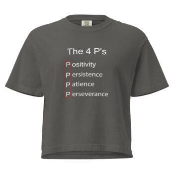 Women’s The 4 P's Heavyweight Mid Length Tee Shirt
