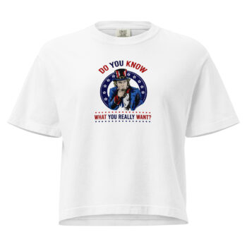 Women’s Do You Know Heavyweight Mid Length Tee Shirt