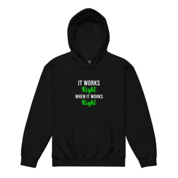 It Works Right Youth Heavy Blend Hoodie
